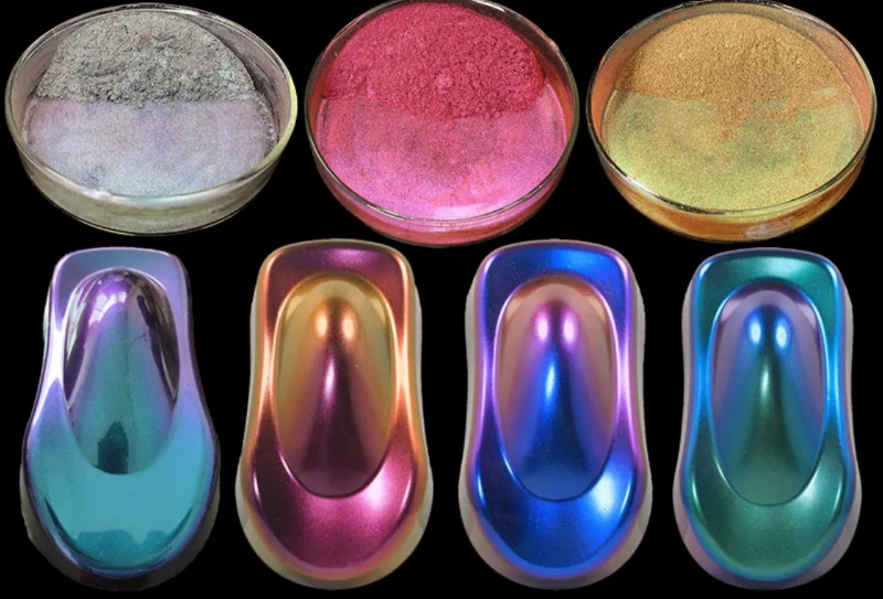 汽車漆用角度變色粉變色龍